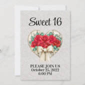 Sweet 16 - 裏面参照 招待状 (正面)