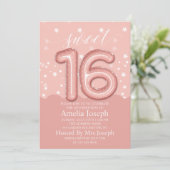 Sweet 16 誕生日パーティー 招待状 (スタンド正面)