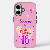 Sweet 16 誕生日 iPhone / iPad カース Case-Mate iPhoneケース (裏面)