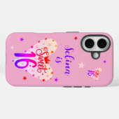 Sweet 16 誕生日 iPhone / iPad カース Case-Mate iPhoneケース (裏面 (横))