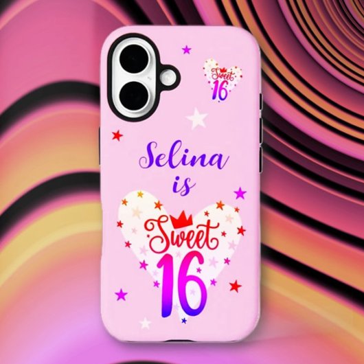 Sweet 16 誕生日 iPhone / iPad カース Case-Mate iPhoneケース