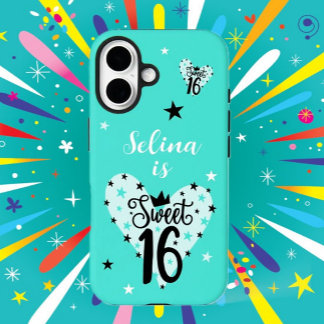 Sweet 16 誕生日 iPhone / iPad カース 16ケース