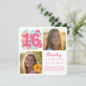Sweet 16 16th Birthday Partyの写真 招待状 (スタンド正面)