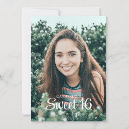 Sweet 16 Birthday Partyの写真 招待状