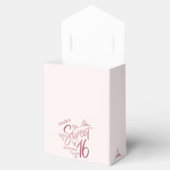 Sweet 16 blush pink フェイバーボックス (オープン)