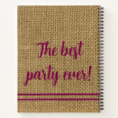 Sweet 16 Citrine anime ノートブック (裏面)