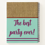 Sweet 16 Citrine anime ノートブック (裏面)