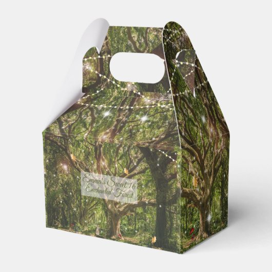 Sweet 16 Enchanted Forest Fairies Bunny Stars フェイバーボックス (裏面サイド)