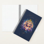 Sweet 16 Gemini Custom Name Notebook ノートブック (内側)