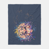 Sweet 16 Gemini Name Fleece Throw フリースブランケット (正面)