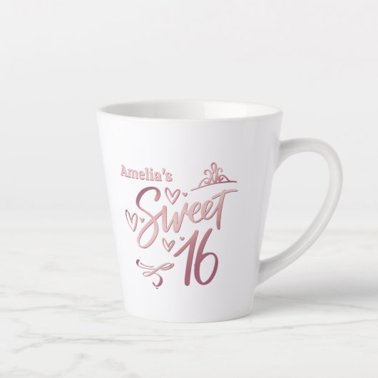 Sweet 16 Gift カフェラテマグ (右)