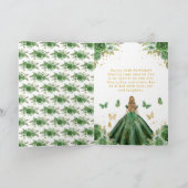 Sweet 16 Green Princess Blonde Girl カード (内部)