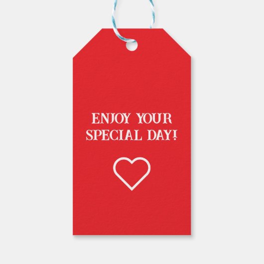 Sweet 16 lineart ギフトタグ (裏面)