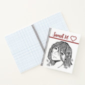 Sweet 16 lineart ノートブック (内部)