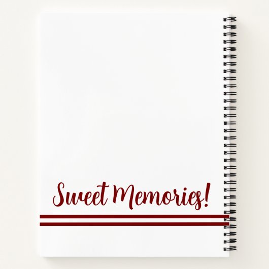 Sweet 16 lineart ノートブック (裏面)