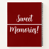 Sweet 16 lineart, happy birthday ノートブック (裏面)