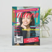 Sweet 16 Magazine 誕生日招待状 招待状 (スタンド正面)