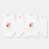 Sweet 16 Personalized Floral Party Favors フェイバーボックス (見開き)