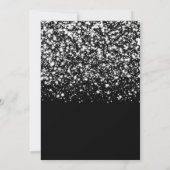 Sweet 16 "Save The Date"シルバー 招待状 (裏面)