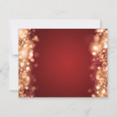 Sweet 16 "Save The Date"ライト赤きらめく金ゴールド セーブザデート (裏面)