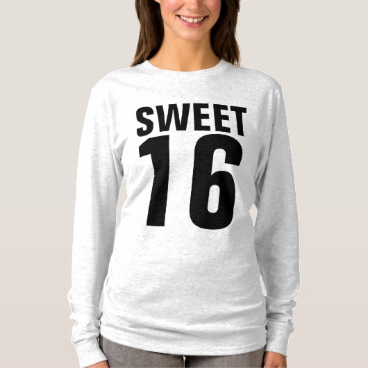 SWEET 16 SIXIVE GIRLS誕生日Tシャツ Tシャツ (正面)