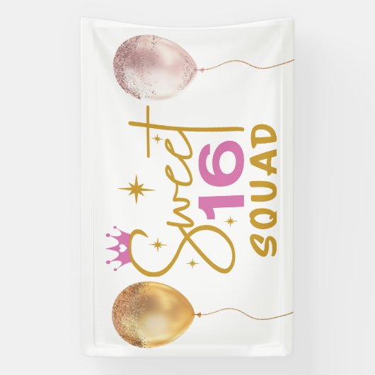 Sweet 16 Squad 横断幕 (縦)