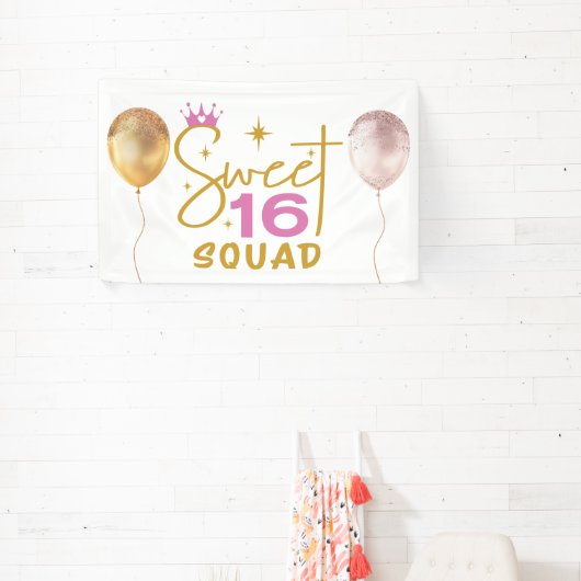Sweet 16 Squad 横断幕 (インサイチュ)