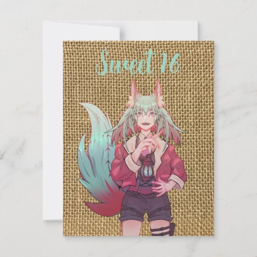 Sweet 16 VTuber Anime カード (正面)