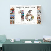 Sweet 16th Birthday Party Number 16 Photo Collage 横断幕 (トレードショー)