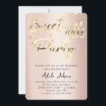 Sweet 16th Instant Downloadバラ金ゴールド紙吹雪 招待状<br><div class="desc">あなたもしは美しく、上品な甘い16thを計画し、これは私の提案のためにあなた飾に繊細な書道この単に招待カーモダンドを持つ日、Nr 1!フィレンツェK</div>