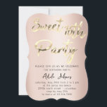 Sweet 16th Instant Downloadバラ金ゴールド 招待状<br><div class="desc">あなたもしは美しく、上品な甘い16thを計画し、これは私の提案のためにあなた飾に繊細な書道この単に招待カーモダンドを持つ日、Nr 1!フィレンツェK</div>