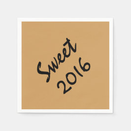 Sweet 2016紙Napkins by RoseWrites スタンダードカクテルナプキン