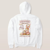 Sweet à capuche – Team Chocolat パーカ (レイダウン裏面)