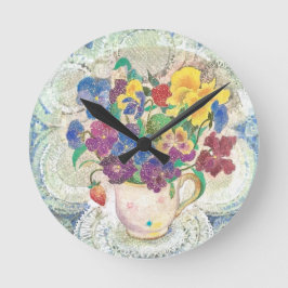 Sweet Afternoon: Luminous ラウンド壁時計