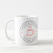 Sweet And Dessert Mug Logo コーヒーマグカップ (左)