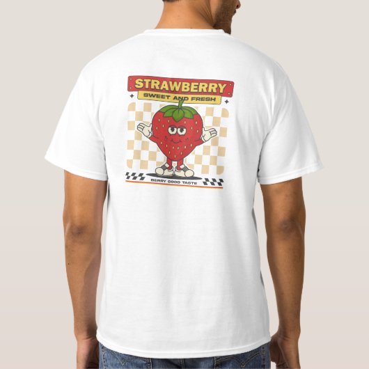 Sweet and Fresh Strawberry Tee Tシャツ (裏面)
