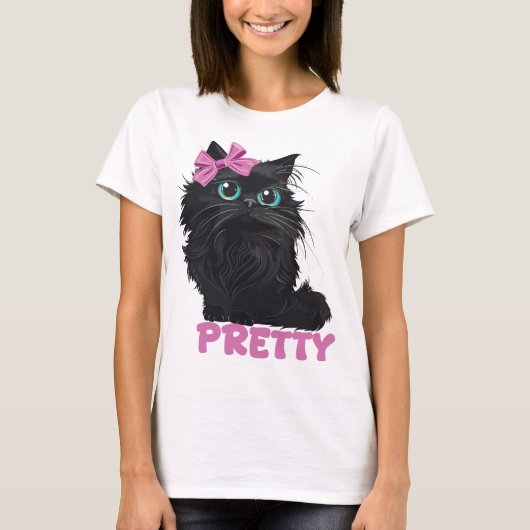 Sweet and Pretty Cat 🐱 Tシャツ (正面)