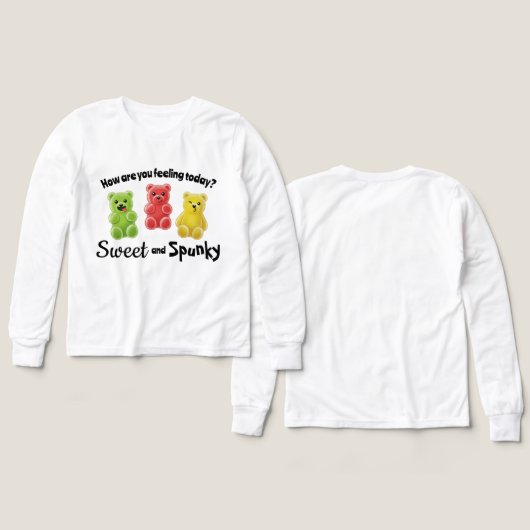 Sweet and Spunky Sugar Bear Feeling (デザイン 正面＆背面)