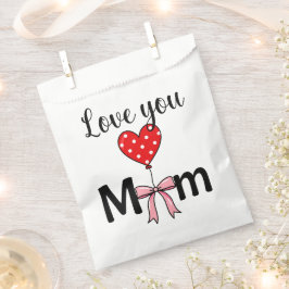 Sweet and stylish “Love You Mom” フェイバーバッグ