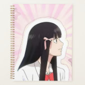 Sweet Anime Girl Aesthetic Planner  プランナー手帳 (正面)