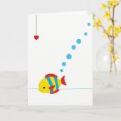 Sweet Aquatic Love Card カード (黄色い花)