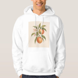 Sweet as a Peach | Vintage Peach Botanical Design パーカ