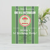Sweet as a Watermelon - First Birthday Invitation 招待状 (スタンド正面)