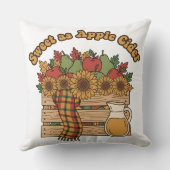 Sweet as Apple Cider Fall Crate クッション (裏面)