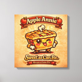 Sweet As Can Be - Apple Annie - Foodie Fiends キャンバスプリント