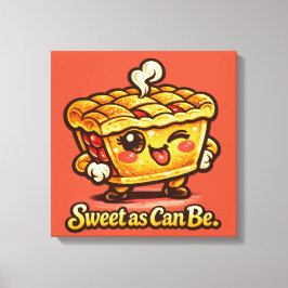 Sweet As Can Be - Apple Annie - Foodie Fiends キャンバスプリント