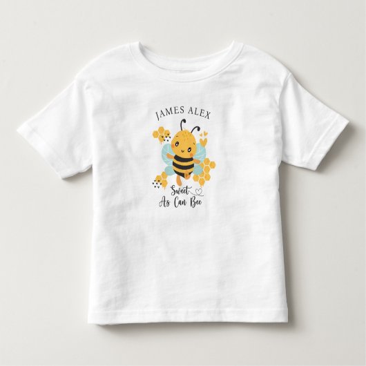 Sweet as can beat Boy Name トドラーTシャツ (正面)