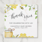 Sweet As Can Beat Honey Baby Showerありがとう フェイバータグ (正面)