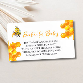 Sweet As Can Bee ベビーシャワーのお願い エンクロージャーカード