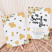 Sweet as Can Bee ベビーシャワー 招待状